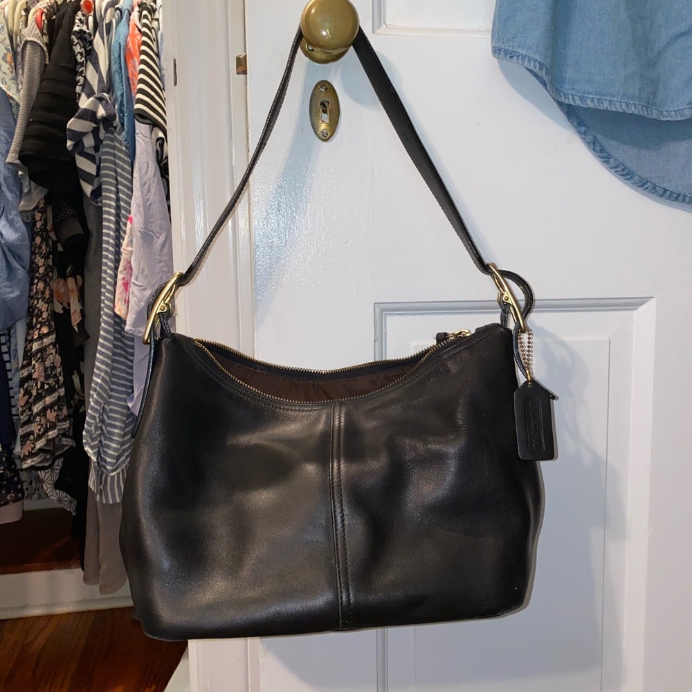 Vintage leather Coach bag